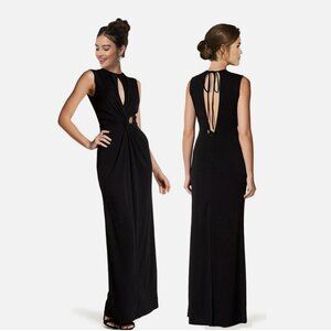 ABS Collection by Allen Schwartz Open Back Keyhole Front Gown NWOT
